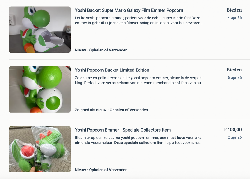 Marktplaats ziet Mario-games en merchandise viraal gaan door succes nieuwe film